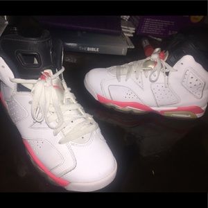 Nike Jordan Retro 6 infrared and white